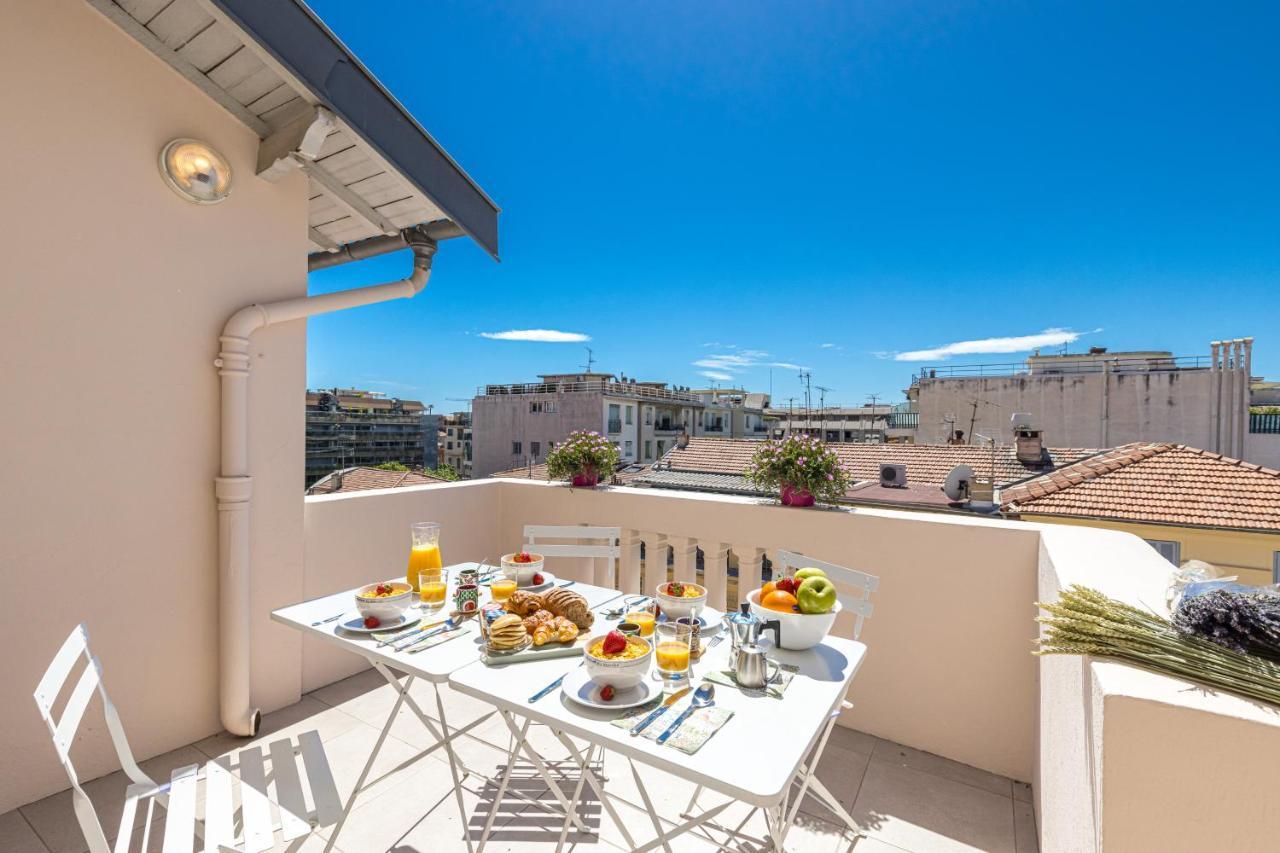Spitalieri- Sunny Terrace With View -New Apartment Nice Extérieur photo