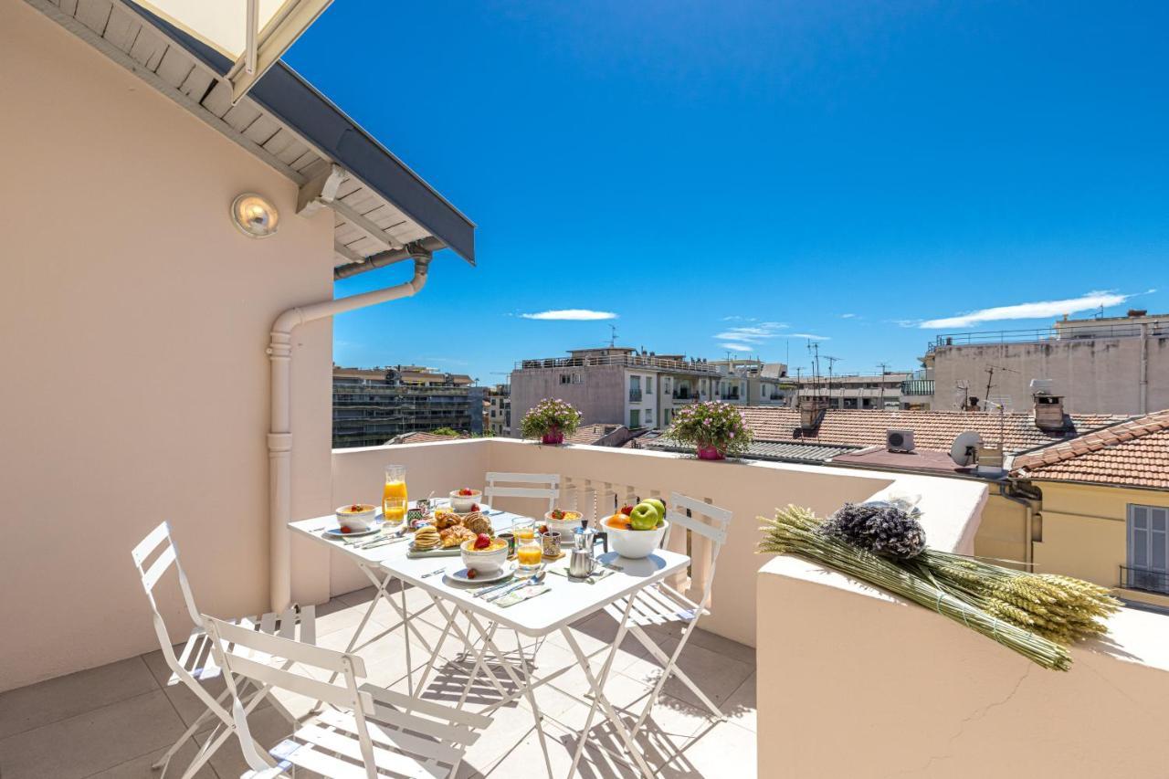 Spitalieri- Sunny Terrace With View -New Apartment Nice Extérieur photo